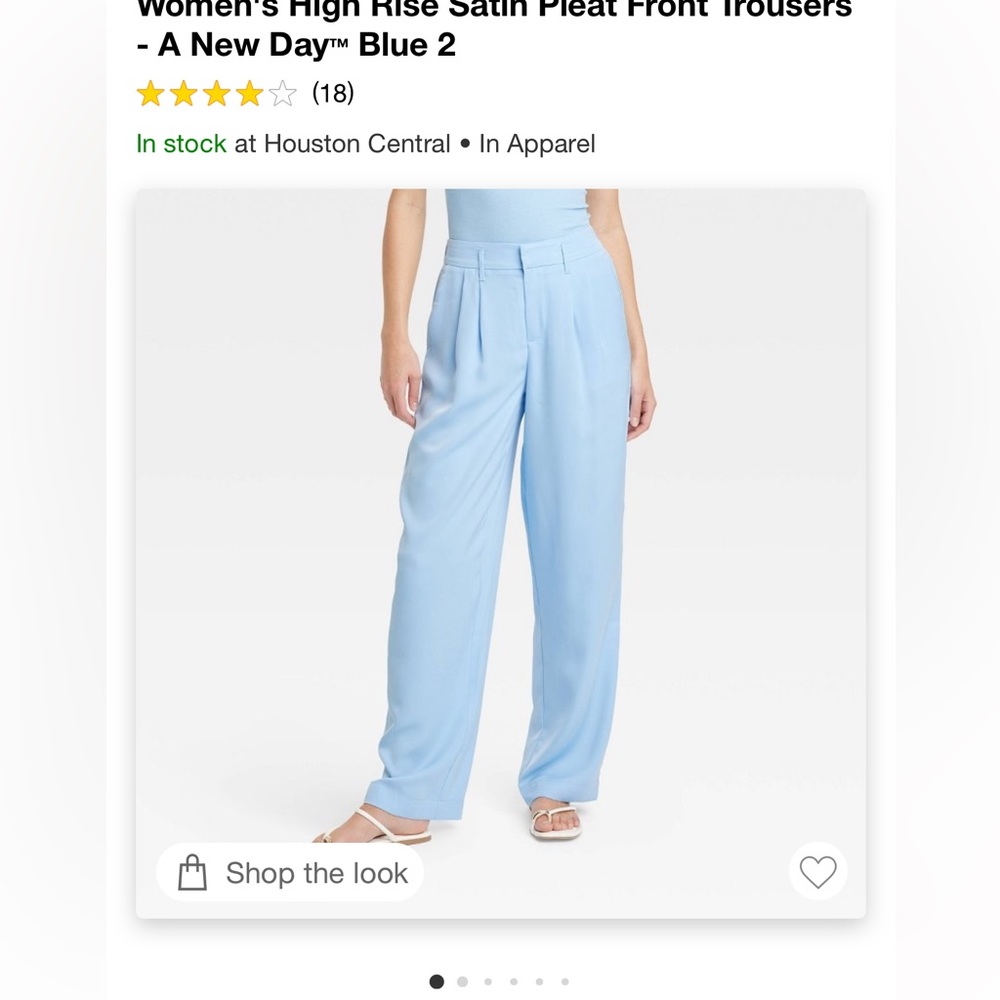 Target Satin Trousers